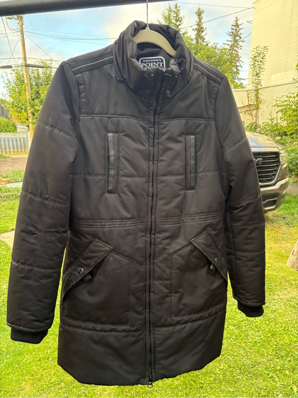 Women's Point Zero Black Insulated Winter Coat